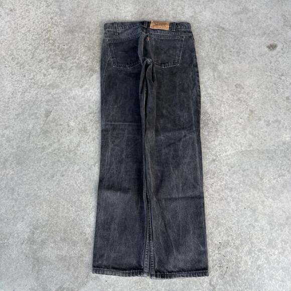 Levi's Other - Vintage 90’s Orange Tab Levi's 550 Relaxed Fit Tapered Leg Black Denim Jeans